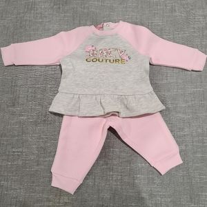 NWT 3-6 month baby girl Juicy Couture sweat suit